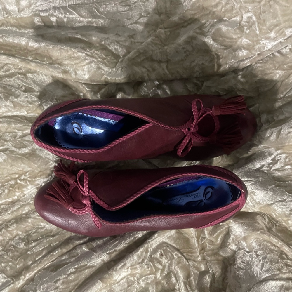 Burgundy heels